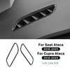 Car Air Outlet side of Instrument Trim For SEAT Ateca 5F 2016-2025 For Cupra Ateca 5F 2018-2025 Real Soft Carbon Fiber Sticker