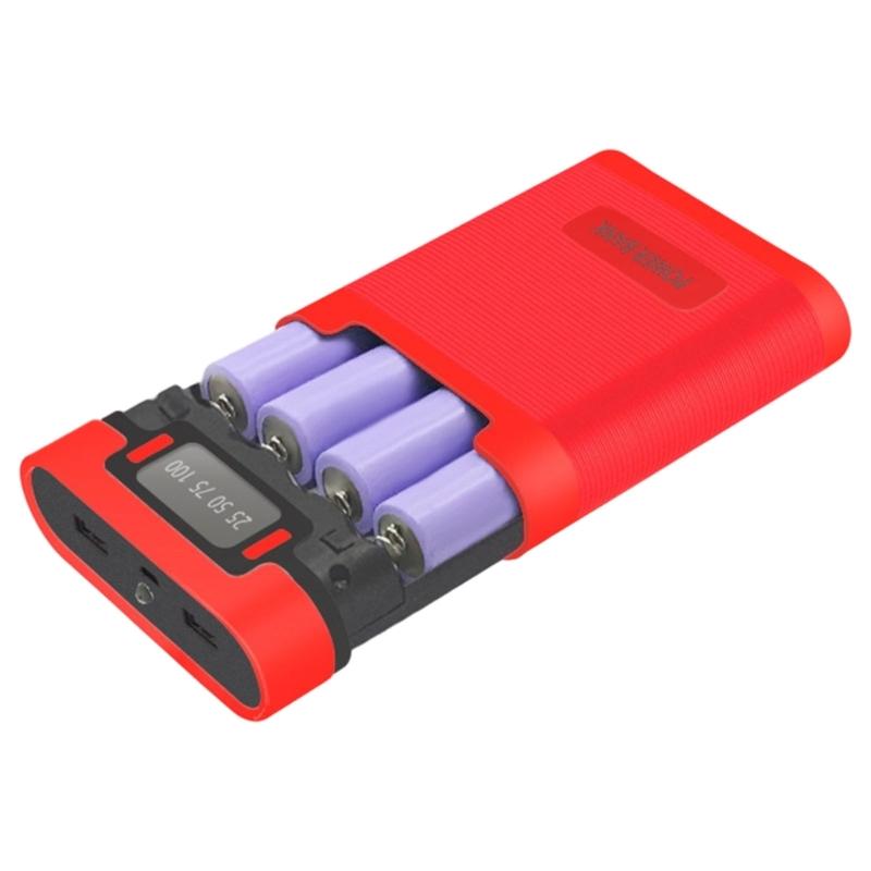 4 Slot 18650 Mobile Battery Removable Battery Compartment Not Welding Required Various Device Charging Solution