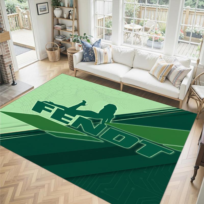 Tappeto in Velluto di Cristallo Design Fendt Accogliente Non?Tappeto Stampato Antiscivolo per Camera da Letto Soggiorno Ingresso