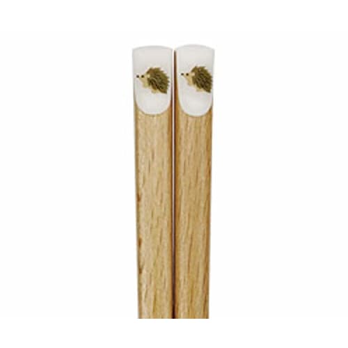 Tanaka-hashi Chopsticks, Natural, 22.5cm, Calin Hedgehog, 22.5cm