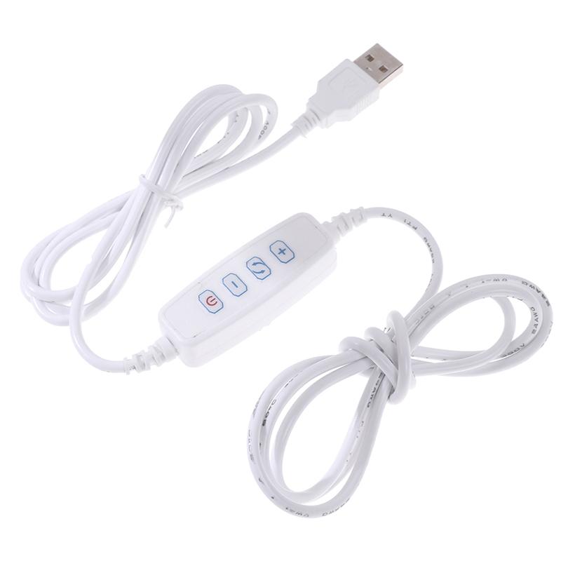 Usb napájecí kabel Multifunkční spínačový ovladač Usb plynulé stmívání 10rychlostní spínací řada Třítónové světlo