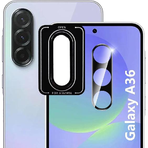 For Samsung Galaxy A36 Camera Lens Protector,[Anti-Scratch][Easy To Install],High Definition,Anti Fingerprint,Tempered Glass Film For A36 Only