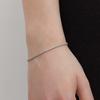 LUNNE Silver 925 Brilliant Slim Tennis Bracelet #LSB17