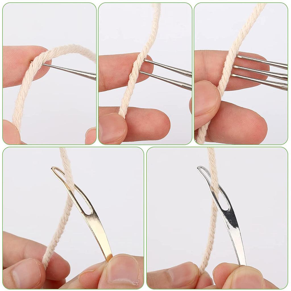 5Pcs Dreadlock Crochet Hook Tool Kit for DIY Braiding Hair Dreadlocks Needle Weaving Crochet Hair Styling Craft Knit Tools
