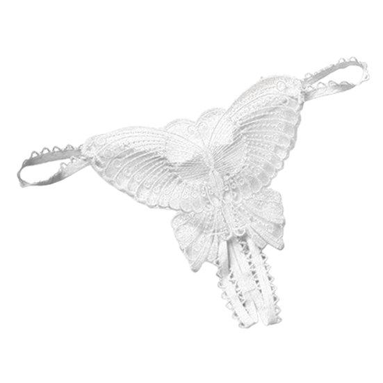 Panties Sexy G-string Butterfly Hollow Spandex T-Back Crotchless Women Briefs for Sleeping