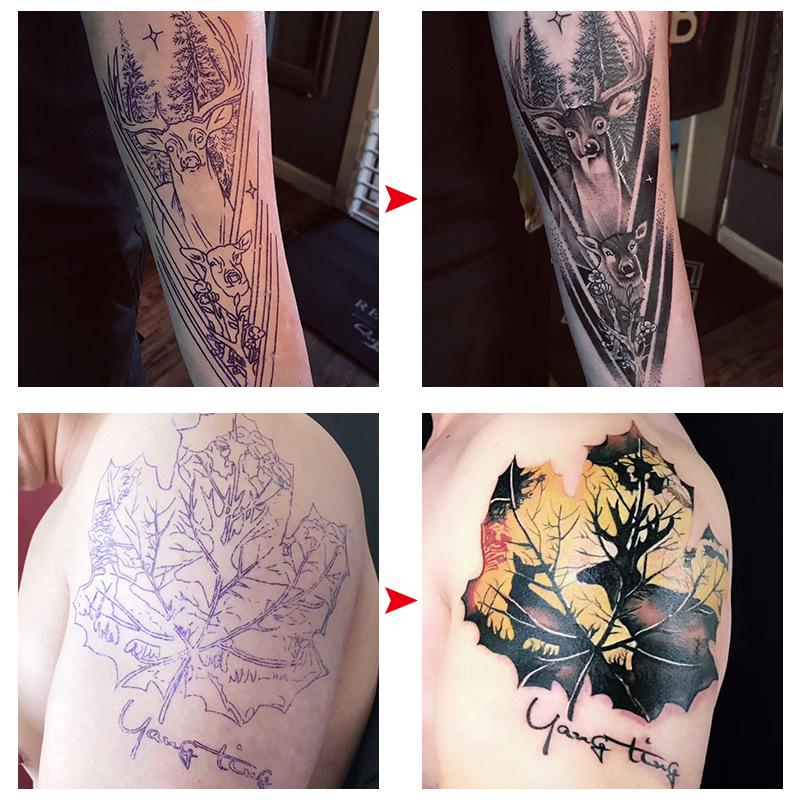A4 Tattoo Transfer Carbon Paper - 4 Sheets for Hand-Drawn Patterns