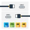 Kabel USB C - StarTech - 50cm - 10Gbps - 100W Power Delivery - Kompatybilny z Thunderbolt 3