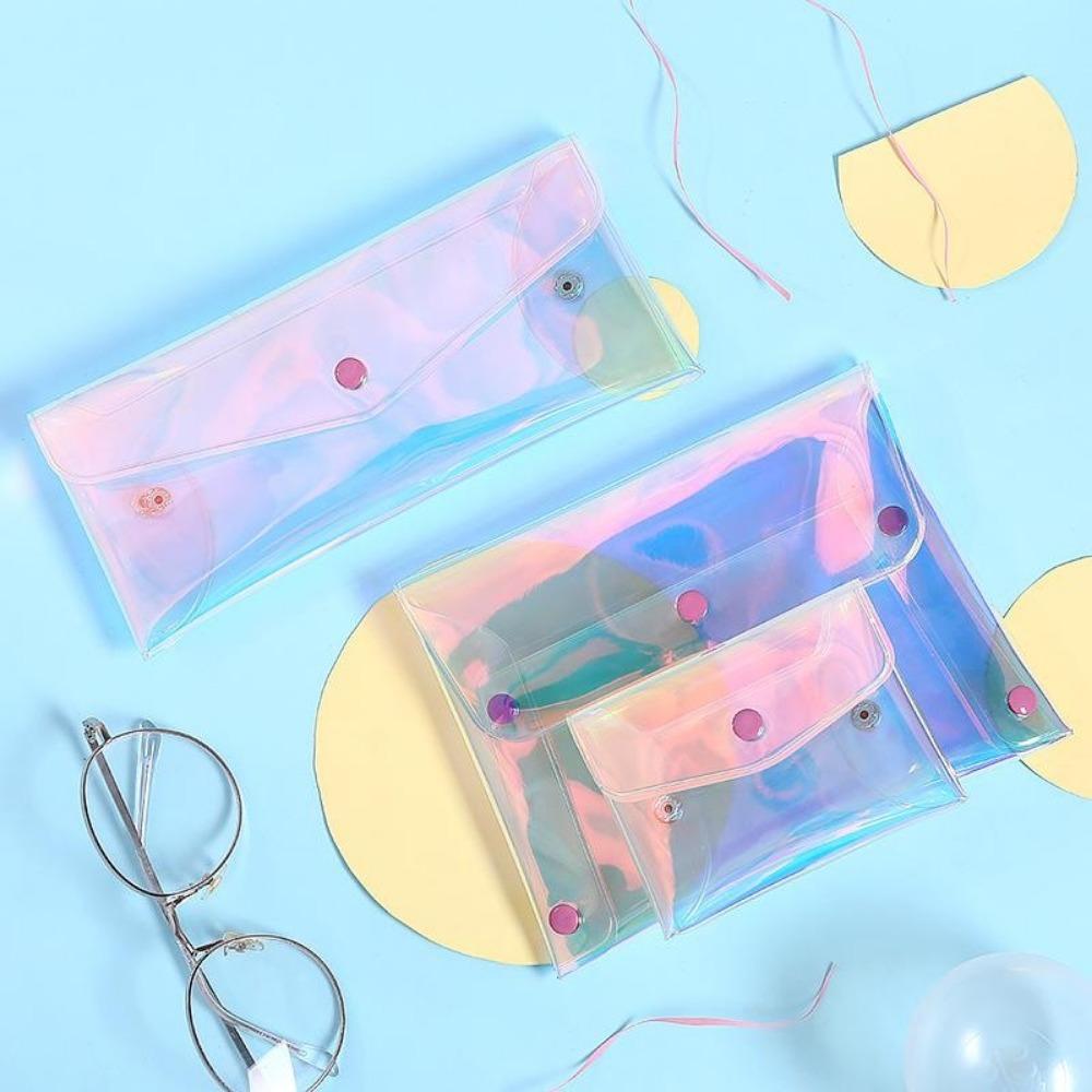4Pcs Transparent Cosmetic Bag Women Makeup Storage Clear Organizer Wash Travel Portable Toiletry Multifunction Purse Pouch Bag