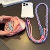 Dopamine color scheme mobile phone case lanyard adjustable messenger portable pendant storage bag multi-functional anti-lost lanyard female