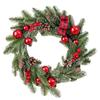 Pinecones Xmas Tree Garland Bowknot Window Hanging Decor  Home Decoration