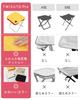 Nicopura TWISUTO Pro Folding Chair Portable Folding Chair Mini Compact Lightweight Parade Disaster Prevention Memory Foam Storage Bag Included Load
