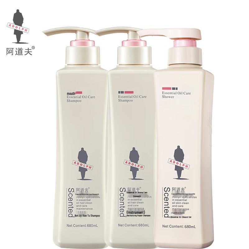 Adolph Clear Refreshing Shampoo & Shower Gel Family Pack