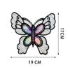 3PCS Chest Flower Butterfly Sequin Patch Handmade Clothes Appliques Clothing Patch  Sewing