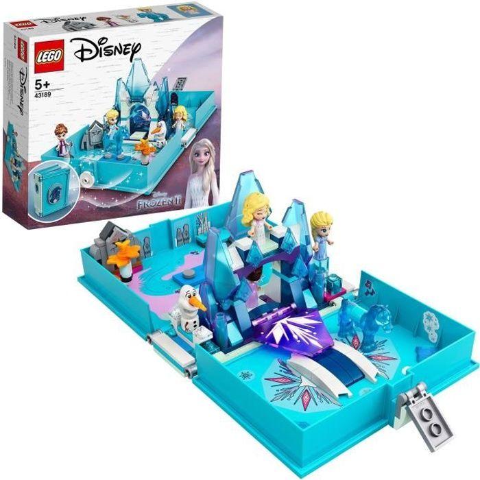 LEGO® Disney Princess™ 43189 Ledové království 2 Dobrodružství Elsy a Nokka v pohádkové knize, Kreativní hračka pro děti