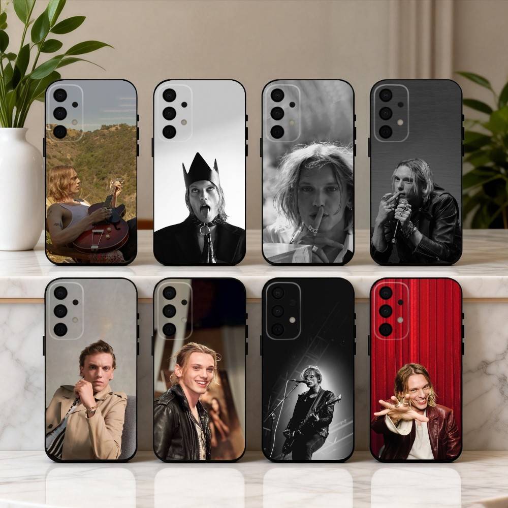 Look Jamie C-Campbell B-Bower Handyhülle Für Samsung Galaxy A73,A72,A71,A70,A53,A52,A51,Weiche Silikon Schwarze Hülle