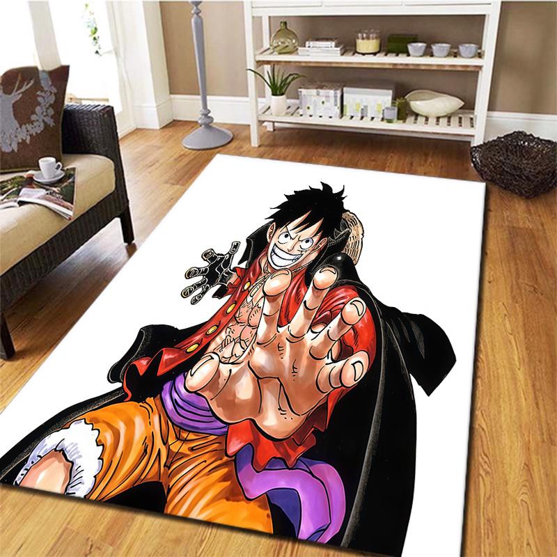 One Piece Monkey D Luffy Carpet Rug For Living Room Bedroom Home Sofa Decoration Kids Play Nonslip Floor Mat