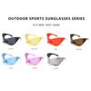 1 Pair Men Y2k Sport Sunglasses Uv400 Protection Safety Cycling Sun Glasses Eyewear For Driving Fishing