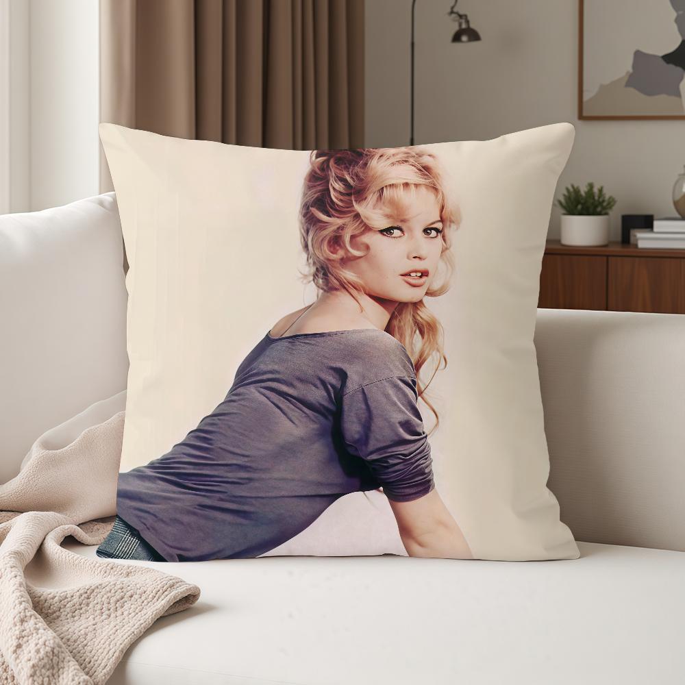 

BBrigitte BBardotS Pillow Case Suitable For Bedrooms Living Rooms Cars Home Decoration 30cmx30cm