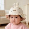 Adorable Baby Rabbit Bucket Hat - Lightweight Spring/Summer Sun Protection for Girls
