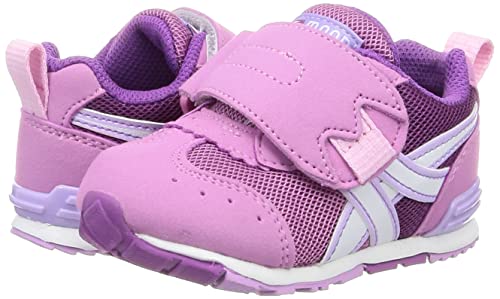 Moonstar Baby Shoes Sneakers, Magic, Sizes 13-17cm, 0.5cm Wide, for Boys and Girls, MS B135, Rose, 17.0cm, 2E