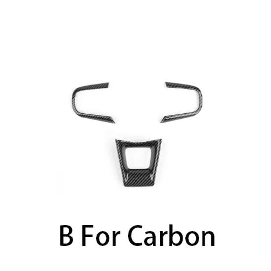 For Genesis GV80 2025 2026 Sports Version 2PCS Carbon Fiber GT Steering Wheel Cover Trim  Accessories Car Tuning Supplies GT For Carbon