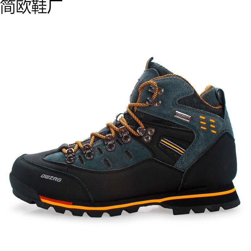 Leather Outdoor Shoes Spring Autumn Winter High Top Hiking Shoes Male Athletes