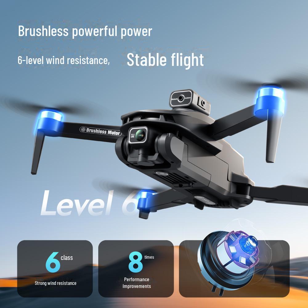 V168 Advanced Drone: GPS Return, 8K HD Aerial Photography, Intelligent Obstacle Avoidance, Brushless Motor, Remote Control.