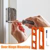 Door Hinge Router Jig Router Template For Door Hinges Quick Accurate Portable Set Mounting Tool For Exterior Woodworking Garage