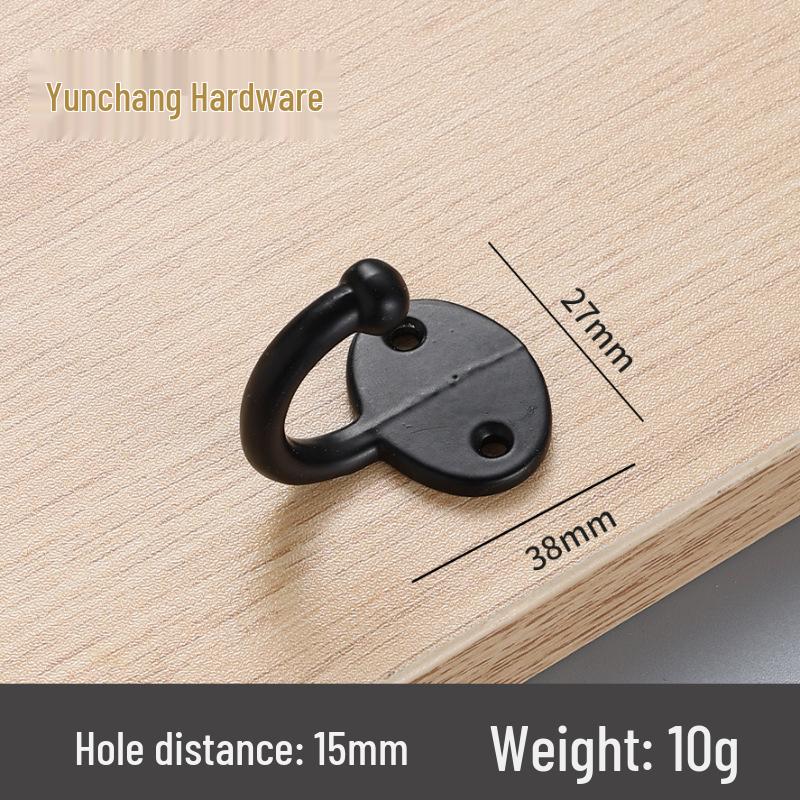 Vintage Legierung Wandmontierter Mantelhaken - Hinter-Tür, Wandbild, Einzeln, Dickes Design