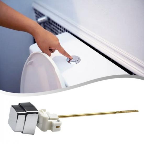 Tank Push Button Button Push Button Side Mount Tank Toilet 1PCS Chrome