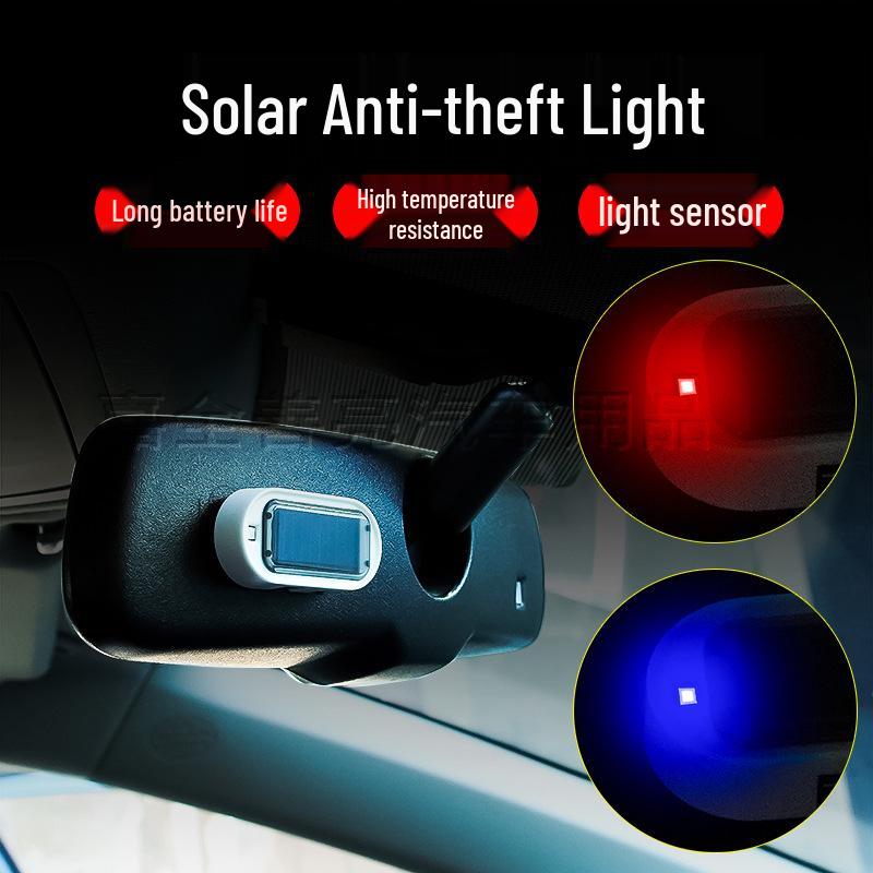 Universal LED Car Interior Anti-theft Simulated Solar Warning Light