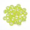 20 Stück/Los 14mm Gelee-Farbe Facettierte Harzperlen Großes Loch Abstandshalter Lose Perlen Für Schmuckherstellung DIY Armband Halskette Großhandel