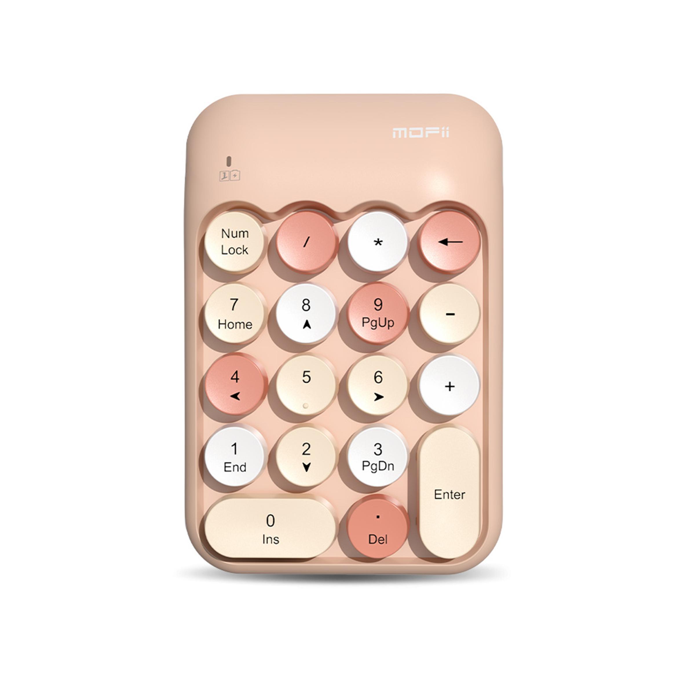 

Портативная беспроводная цифровая клавиатура MOFII для финансового использования: Восхитительно компактный X910 кремовый