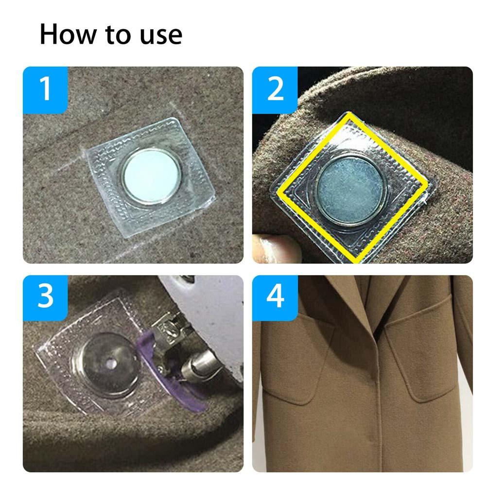 Hidden Purses Accessories Clothing Fastener Needlework Magnetic Snap Buttons Sewing Tools