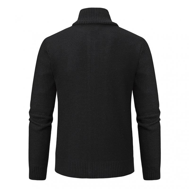 Autumn Winter Men's Knit Cardigan Casual and Comfortable Fashion Trend Loose Warm Cardigan Sweater