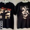 1985 Sonic Youth Bad Moon Rising Album 2 Lati Nero Unisex Maglietta S-5XL