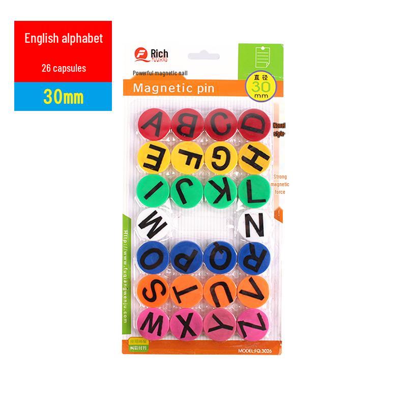 Smiley Face Magnetic Buttons: Colorful, Strong Magnets for Whiteboards & Chalkboards