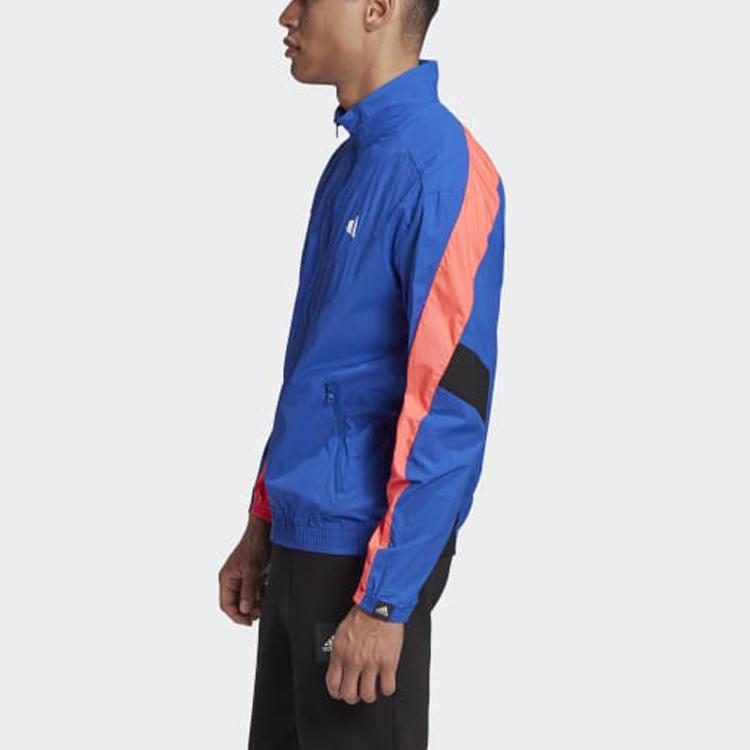 adidas Jackets Men's Blue Stand Collar Moderate Other FS4048
