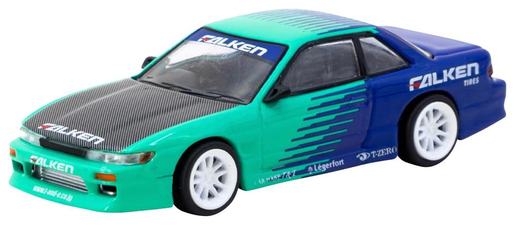 TARMACWORKS VERTEX Nissan Silvia Falken Completed Product 1/64 (S13) T64G-025-FA