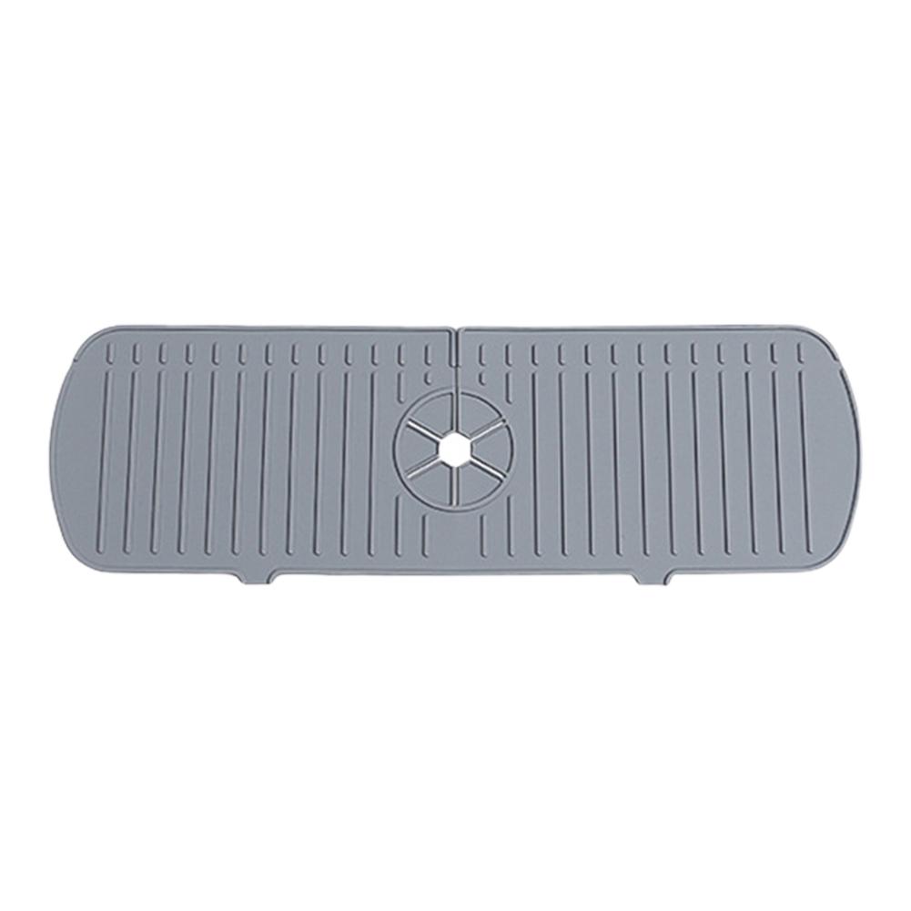 

Kitchen Silicone Faucet Water Catcher Mat Anti-Splash Sink Splash Guard Anti-Slip Countertop Protector Drying Mat for Bathroom