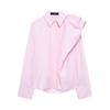 TAOP&ZA Spring/Summer Women's Elegant Poplin Shirt Top