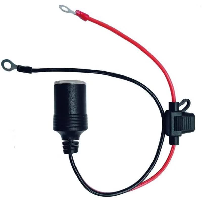 Vehicle Cigarette Lighter Female Socket with Fuse Box Cable