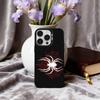 S-Spider W-web P-pattern Phone Case For iPhone17,16,15,14,13,12,11 Plus,Pro Max Candy Silver Plated Inside Cover