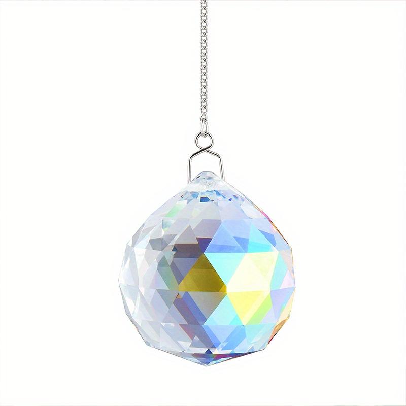 Transparent Pendant Prism Light Bead Sun Catcher, Rainbow Making Artifact, Wedding Home Party Atmosphere Decoration.