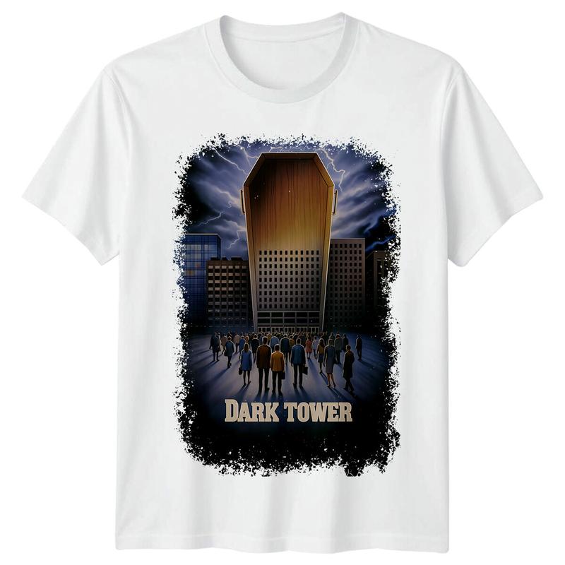 

Dark Tower (1987) Movie Poster Inspired Unisex T-Shirt Retro 80s Tee XXXL