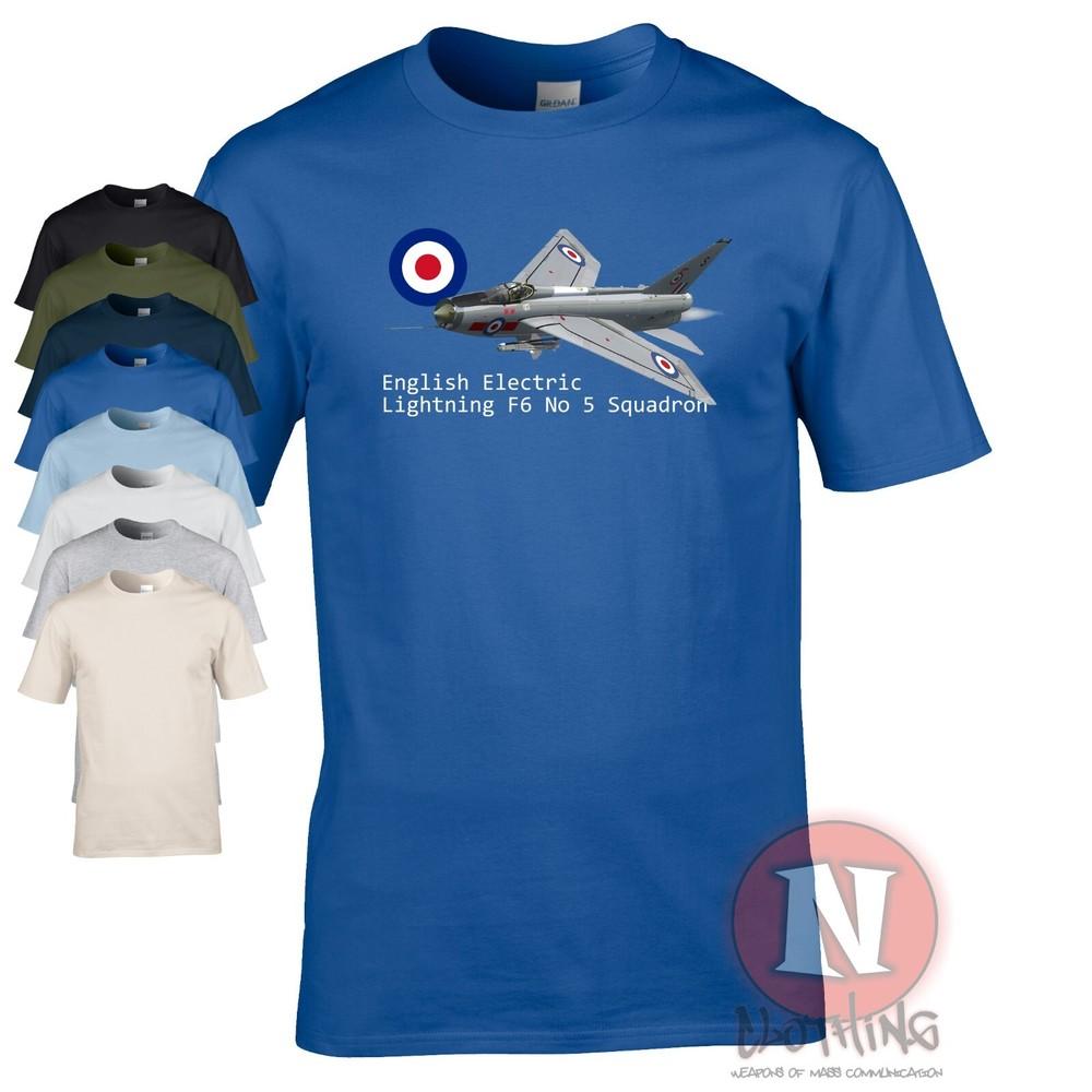 British Electric Lightning Fighter T-shirt, British Cold War, Royal Air Force