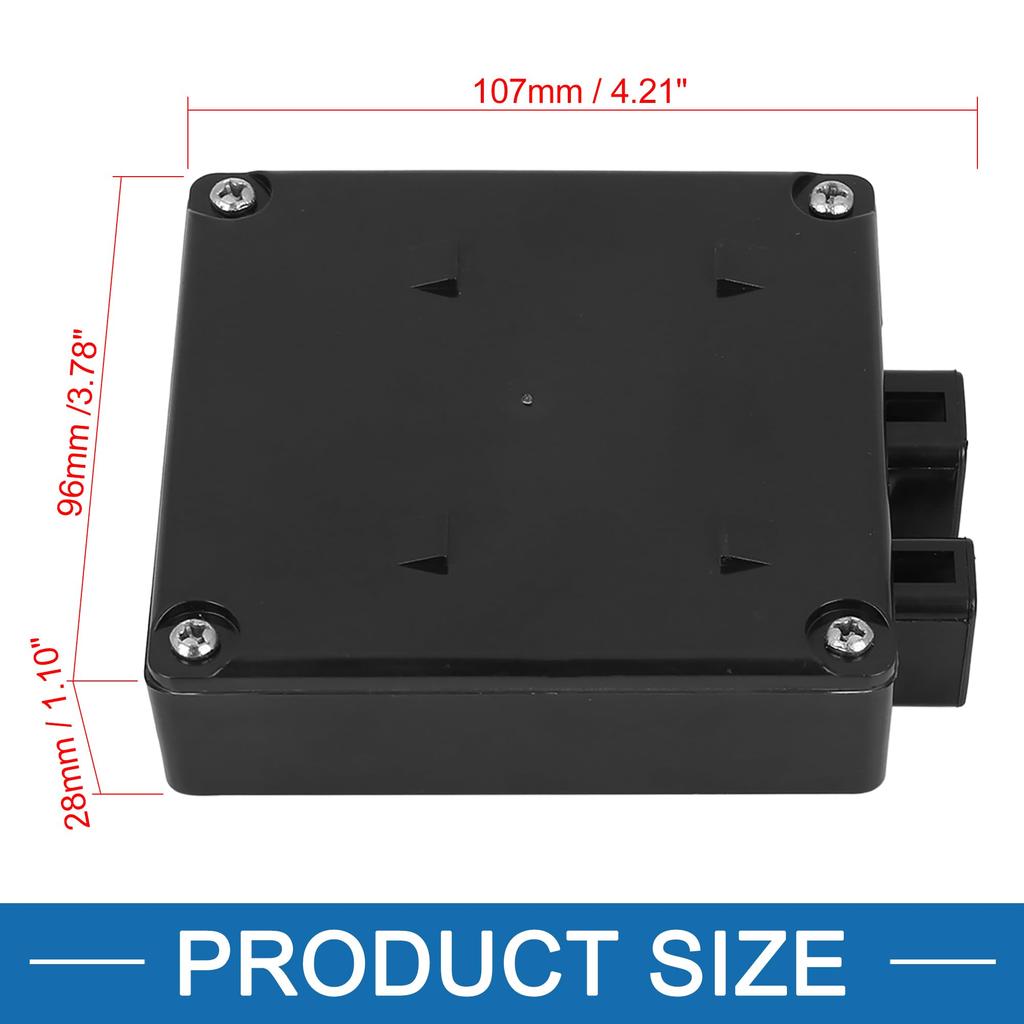 A ABSOPRO Motorcycle AC CDI Box 3290005300 5 Pin CDI Ignition Box Igniter for Suzuki GN125 Plastic Black