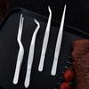 5 Pcs Kitchen Tweezer Tongs Stainless Steel Food Tongs Professional Chef Tweezers Set for Precise Gripping