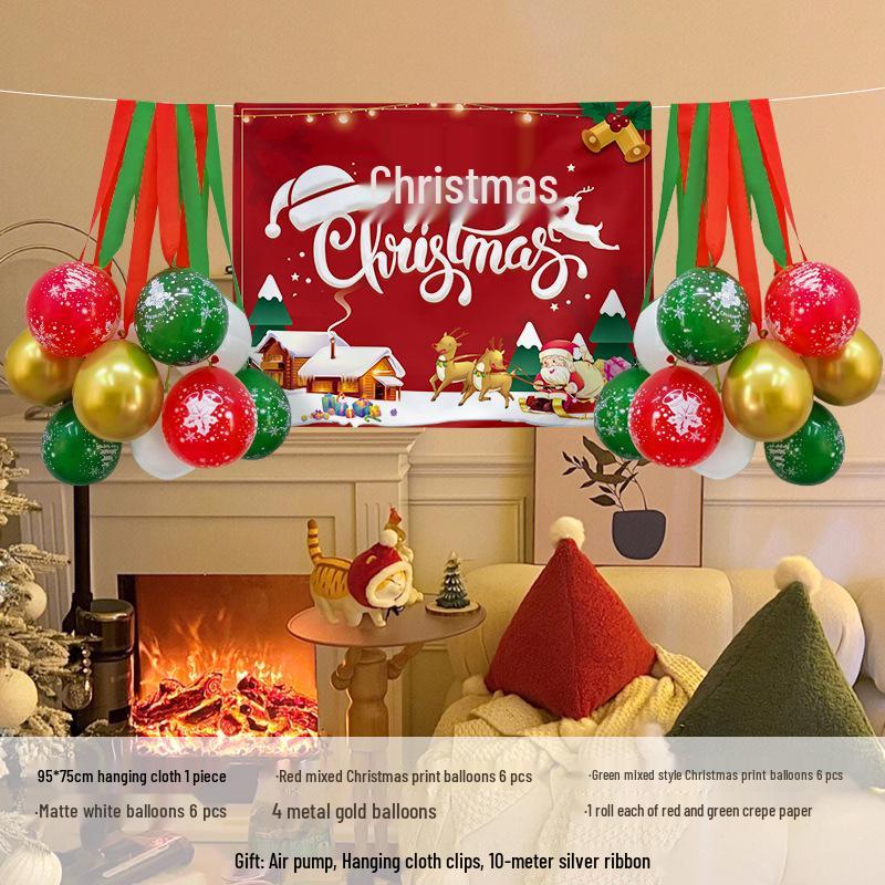 Merry Christmas Banner: Holiday Store Decoration