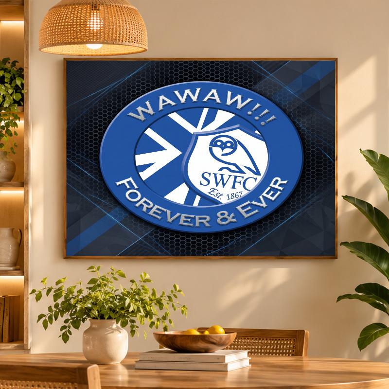 5D Diamond Painting Sheffield Wednesday DIY Full Drill Diamond Art Kit Home Decoration